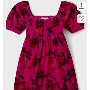 The Children's Place Magenta Floral Dress